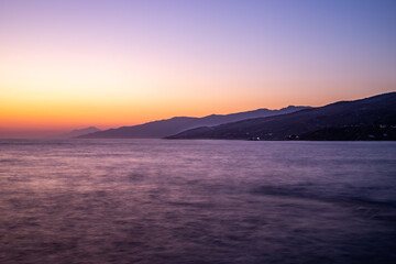 sunrise in Icaria, Greece