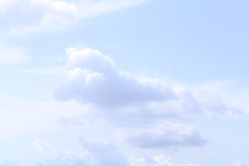 blue sky with clouds