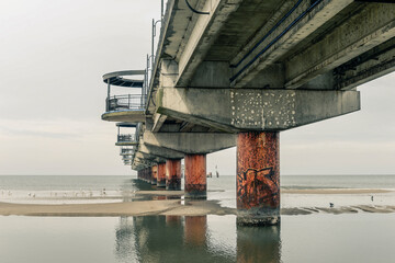 Seebrücke in Misdroy , polnische Ostsee