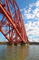 The Forth Rail Bridge at South Queensferry - Scotland