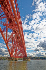 The Forth Rail Bridge at South Queensferry - Scotland