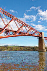 The Forth Rail Bridge at South Queensferry - Scotland