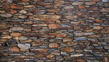Natural stone wall. Stones texture.