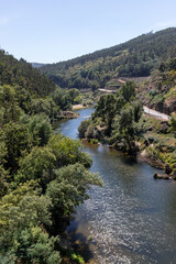 Fototapeta na wymiar Vouga river, Sever do Vouga, Portugal