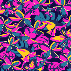 Floral background for textiles. - 422157097