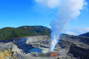 Volcan poás au Costa Rica