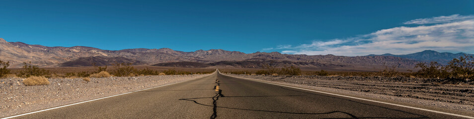 panorama of the mountains in USA