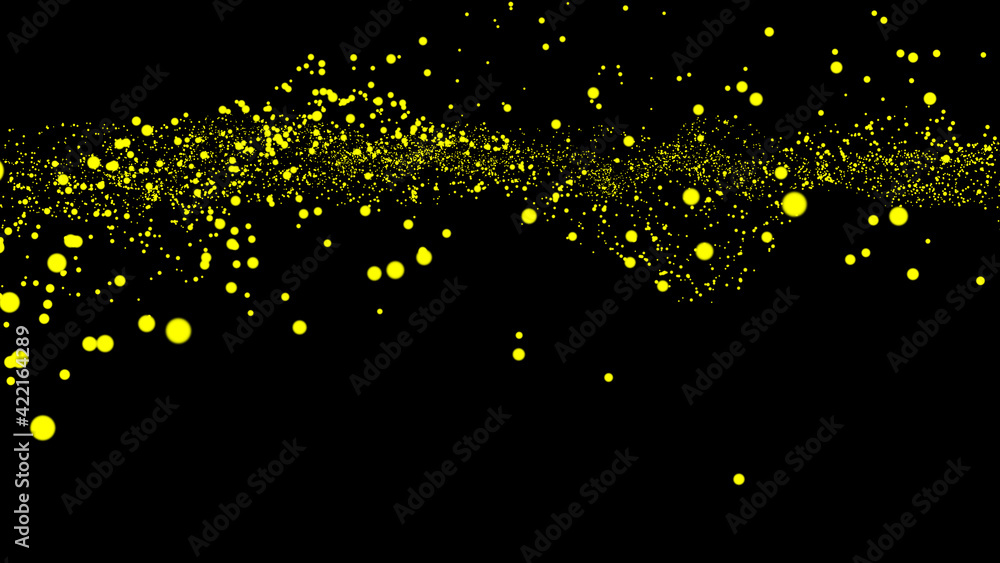 Poster big data visualization. abstract wave. digital background. 3d rendering.