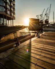 Naklejka premium Golden Boat