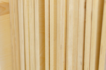 Large sheets of construction plywood.