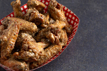 Garlic and Parmesan Chicken Wings with Bone In