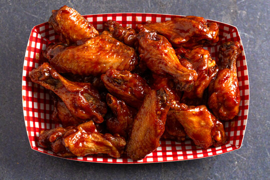 Barbecue Chicken Wings with Bone In