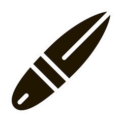 Canoe Icon Vector Glyph Illustration