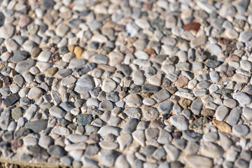 paving slabs from small rubble, background image