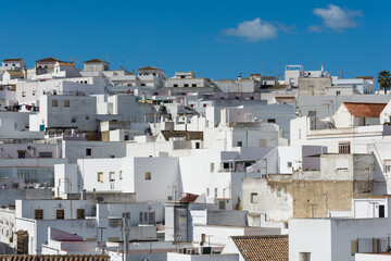 White houses of Vejer de la Frontera in Cadiz, Andalusia, Spain