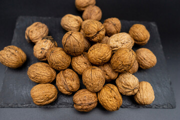 close up of walnuts