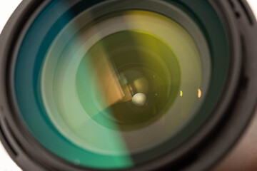 Close-up of a digital lens camera 