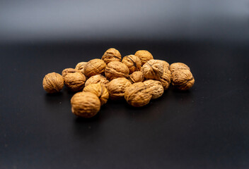 close up of walnuts