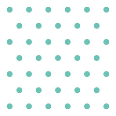 Easter pattern polka dots. Template background in green and white polka dots . Seamless fabric texture. Vector illustration