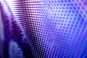 CloseUp LED blurred screen. LED soft focus background. abstract background ideal for design.