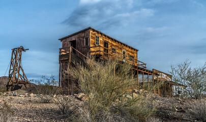 Fototapeta na wymiar Castle Dome Town and Mines, Arizona. 