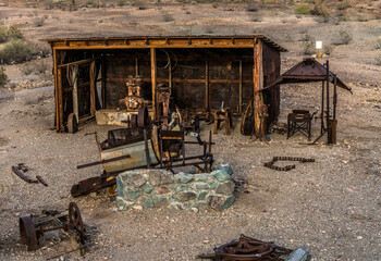 Fototapeta na wymiar Castle Dome Town and Mines, Arizona. 