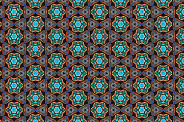 Colorful geometric abstract pattern for textile and design