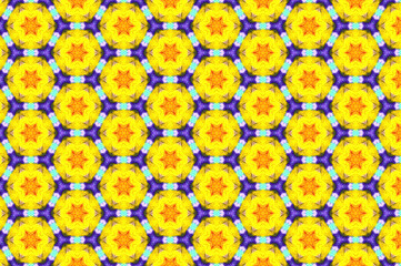 Colorful geometric abstract pattern for textile and design