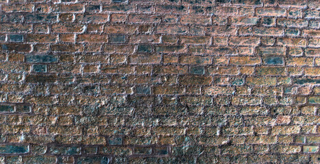 
A very old brick wall for graphic designs 