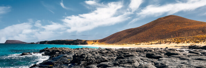 Ancient lava stream in Graciosa