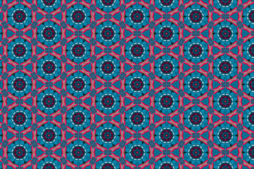 Colorful geometric abstract pattern for textile and design
