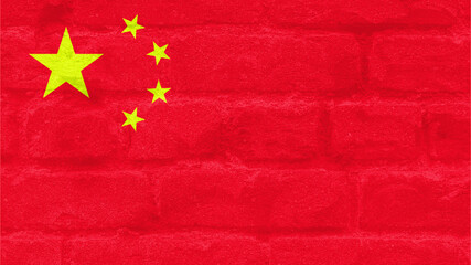 country flag on paper