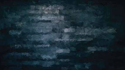 Abstract mosaic background. Triangle geometric background. Design elements. Vector illustration.dark blue colors