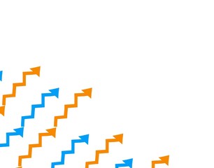 左下から斜めに向かうクランクの矢印