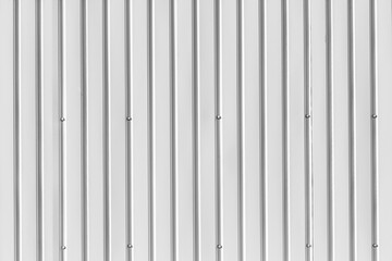 White painted metal fence surface wall texture background