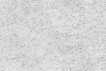White paint on chipboard surface, pressed wood texture background
