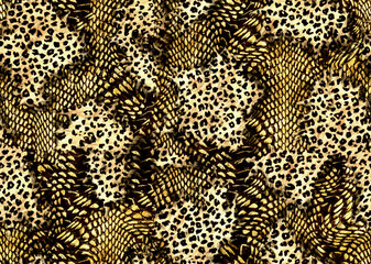 animal skin pattern vector