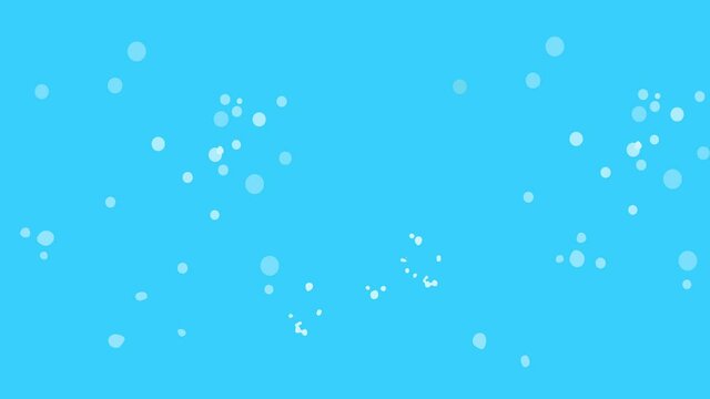 泡とレモンが下から上に行く切り替え動画