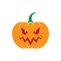 Halloween scary pumpkins. vector illustration
