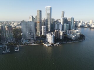Obraz premium Miami Skyline - Brickell 