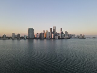 Obraz na płótnie Canvas Miami Skyline - Brickell 
