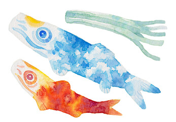 空の色のこいのぼり