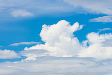 Fototapeta premium Blue Sky with Clouds 