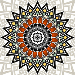 Floral-like mandala