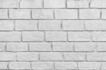 Light gray or white brick block wall surface texture background