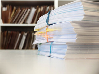 Work Workfiles Files on Desk Office Business