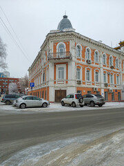 Fototapeta premium View of the historic building - Korobeinikov Bath, built in 1910