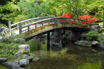 京都御所　御内庭の橋　京都市