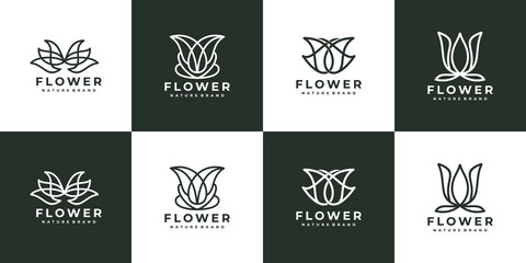 Fototapeta na wymiar flower logo
