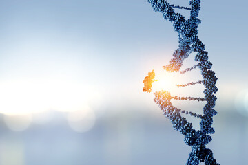 Obraz premium Innovative DNA technologies in science and medicine